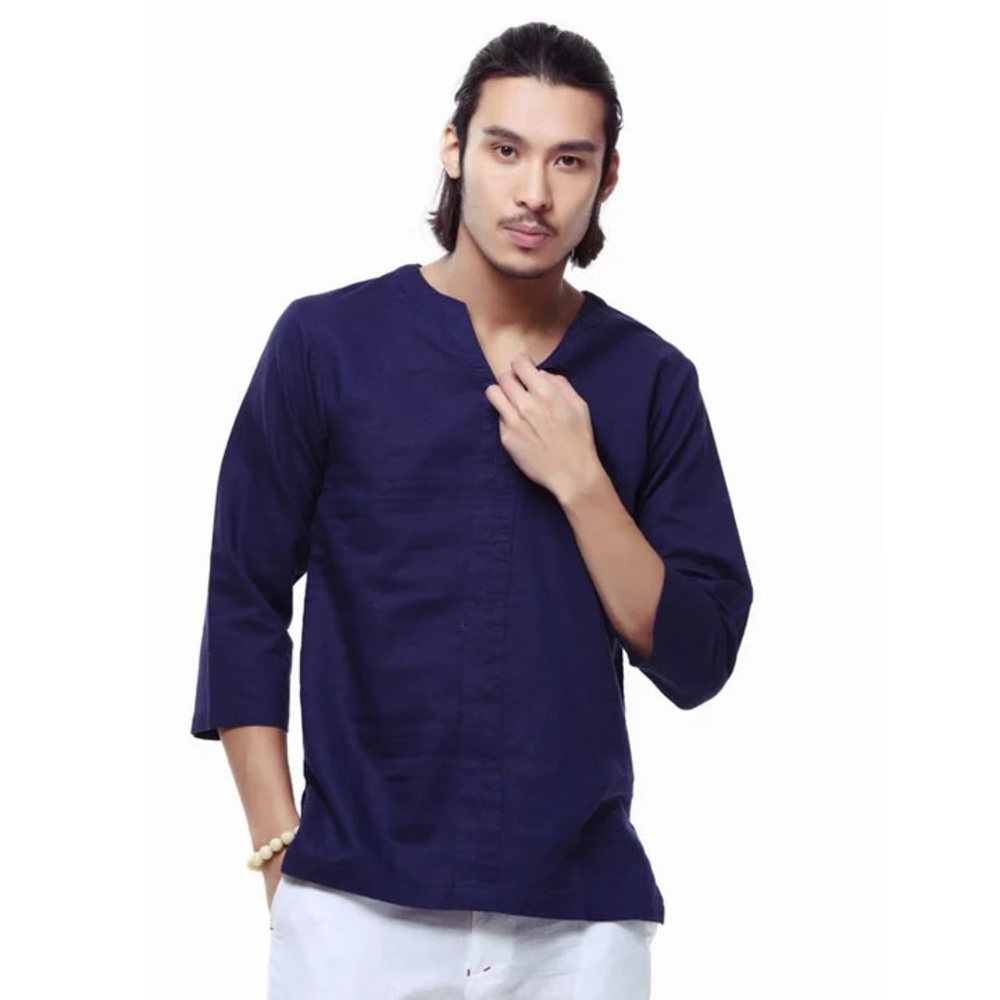 Linen Casual Men’s Shirt - Picture 3 of 4